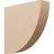 Ekena Millwork 6"W x 24"D x 24"H Thin Durham Rough Cedar Woodgrain TimberThane Corbel, Primed Tan CORUR06X24X24DURRCPR - alternate 1